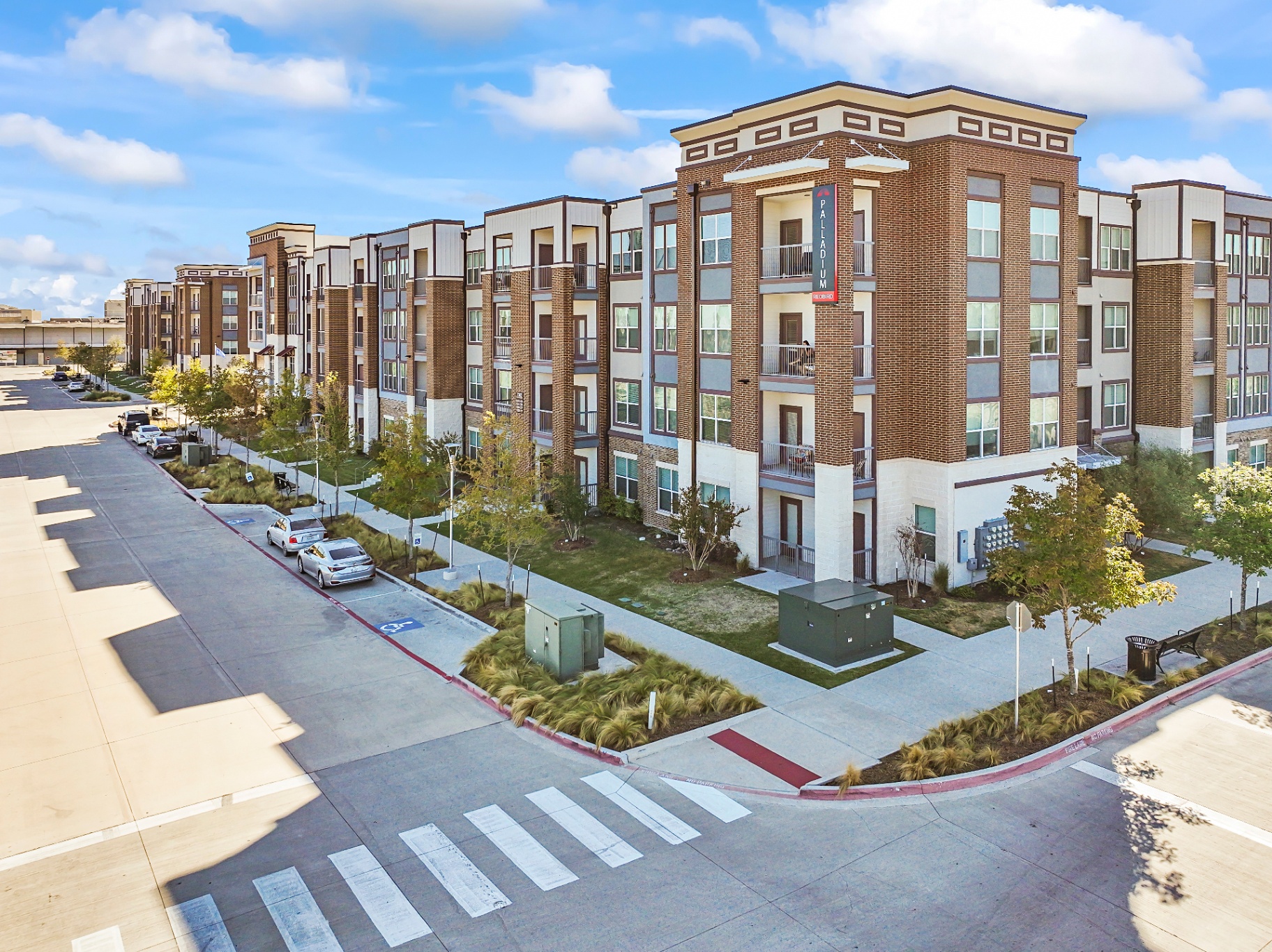 Aerial view of the Palladium Red Bird community